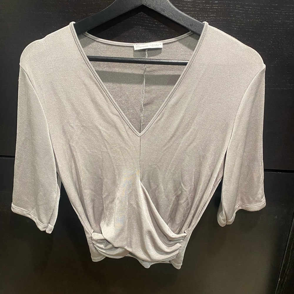 Zara Cropped Blouse